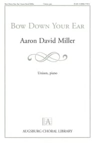 Bow down Your Ear Unison choral sheet music cover